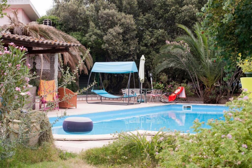 Loft Mansardato Con Giardino E Piscina In Villa Privata Loft With Garden And Swimming Pool In A Private Villa Sestu Dış mekan fotoğraf